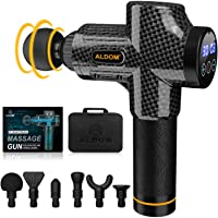 Pistola de Masaje Muscular- ALDOM Masajeador de Músculos de Tejido Profundo con 30 Niveles Ajustables- Massage Gun…